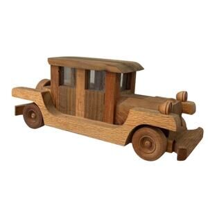 Vintage Handmade Wooden Truck Handcrafted Classic Collectible Boys Room Nursery‎